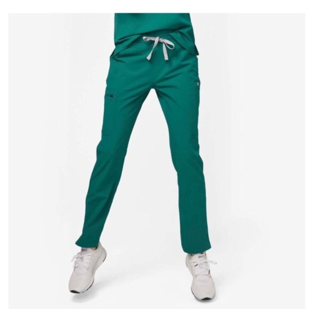 FIGS Hunter Green Yola Skinny Scrub Pant Petite